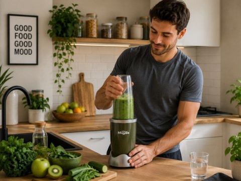 Blender kielichowy do smoothie koktajli miksuje kruszy lód 3 kubki 600W