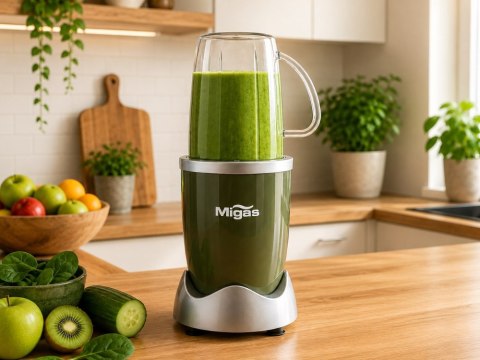 Blender kielichowy do smoothie koktajli miksuje kruszy lód 3 kubki 600W