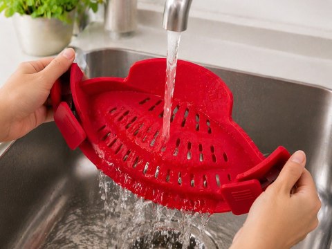 Praktyczny cedzak silikonowy do garnka - idealne wsparcie w kuchni
