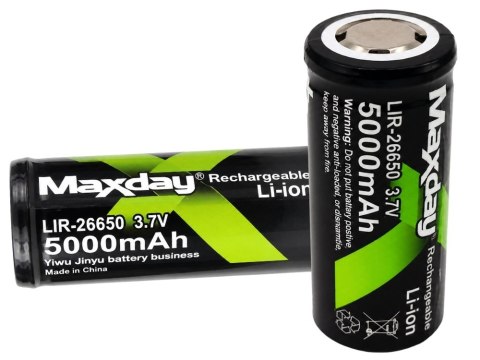 Nowoczesny akumulator litowo-jonowy 26650 5000mAh 3,7V - niezawodne źródło energii