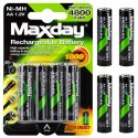 Akumulatory AA 4800 mAh - Zestaw 4 Sztuki Ni-MH dla Codziennego Użytku