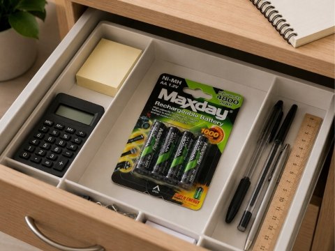 Akumulatory AA 4800 mAh - Zestaw 4 Sztuki Ni-MH dla Codziennego Użytku