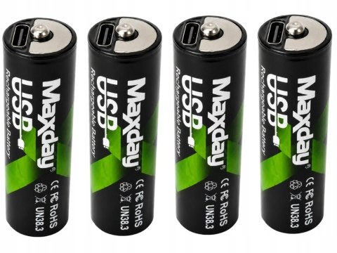 Nowoczesne akumulatorki AA z szybkim ładowaniem USB-C dla każdego użytkownika || 
Akumulatorki AA z ładowaniem USB-C do urządzeń