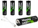 Nowoczesne akumulatorki AA z szybkim ładowaniem USB-C dla każdego użytkownika || 
Akumulatorki AA z ładowaniem USB-C do urządzeń
