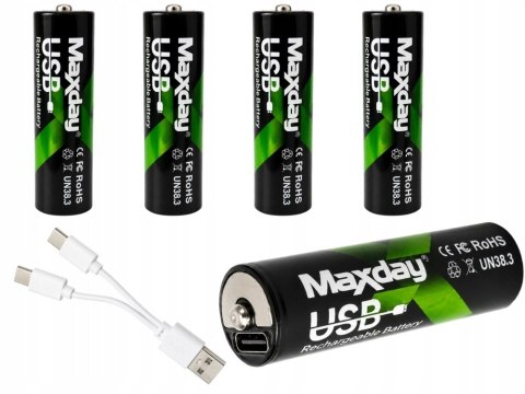 Nowoczesne akumulatorki AA z szybkim ładowaniem USB-C dla każdego użytkownika || 
Akumulatorki AA z ładowaniem USB-C do urządzeń
