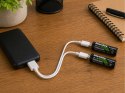 Nowoczesne akumulatorki AA z szybkim ładowaniem USB-C dla każdego użytkownika || 
Akumulatorki AA z ładowaniem USB-C do urządzeń