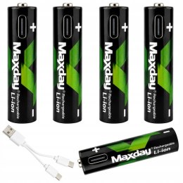 Nowoczesne akumulatorki USB-C AAA o dużej pojemności