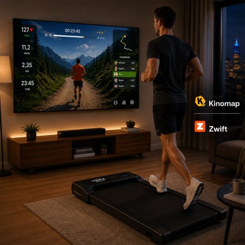 Bieżnia elektryczna domowa do chodzenia pod biurko treningowa walking pad