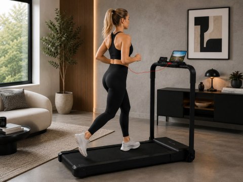 Bieżnia elektryczna domowa składana pod łóżko 12 km/h dom sport trening