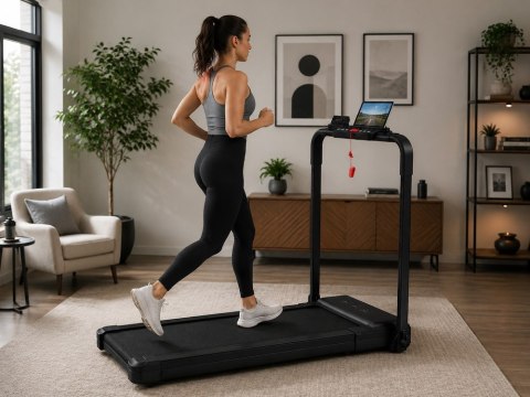Bieżnia elektryczna domowa składana pod łóżko 12 km/h dom sport trening