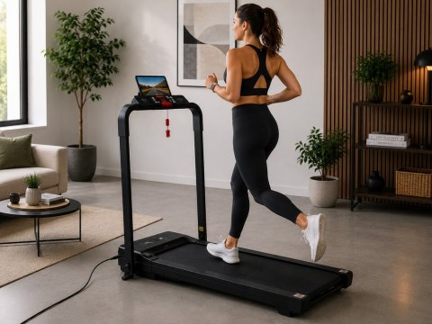 Bieżnia elektryczna domowa składana pod łóżko 12 km/h dom sport trening