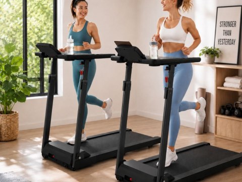 Bieżnia elektryczna domowa treningowa składana bluetooth 12 km/h 120 kg