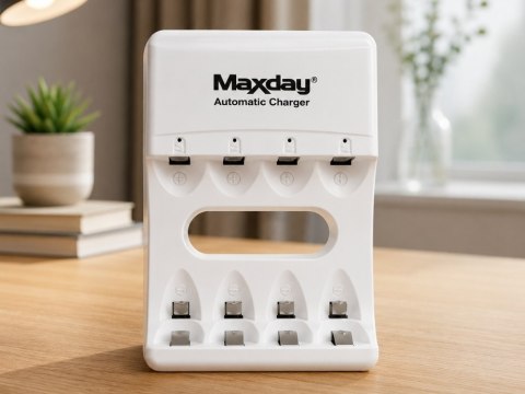 Ładowarka USB-C do akumulatorków AA/AAA z diodami LED, 4 sloty