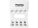 Ładowarka USB-C do akumulatorków AA/AAA z diodami LED, 4 sloty