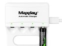Ładowarka USB-C do akumulatorków AA/AAA z diodami LED, 4 sloty