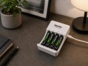 Ładowarka USB-C do akumulatorków AA/AAA z diodami LED, 4 sloty
