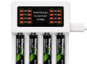 Ładowarka do akumulatorków AA/AAA - Szybkie ładowanie USB-C
