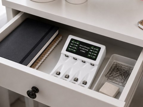 Ładowarka do akumulatorków AA/AAA - Szybkie ładowanie USB-C