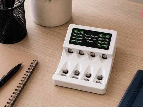 Ładowarka do akumulatorków AA/AAA - Szybkie ładowanie USB-C