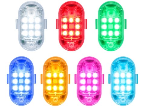 Nowoczesne lampki LED stroboskopowe dla bezpieczeństwa na drodze