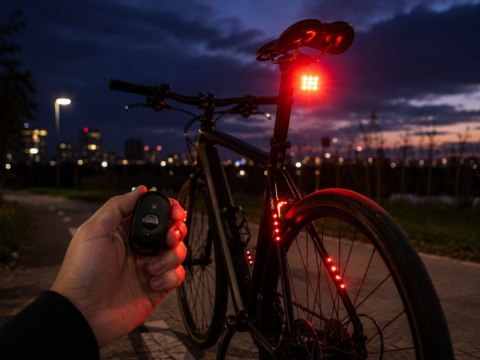 Nowoczesne lampki LED stroboskopowe dla bezpieczeństwa na drodze