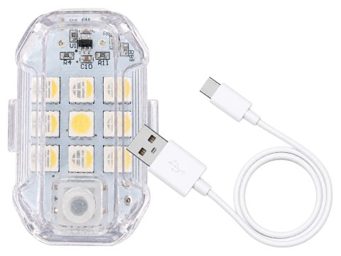 Nowoczesne lampki LED stroboskopowe dla bezpieczeństwa na drodze