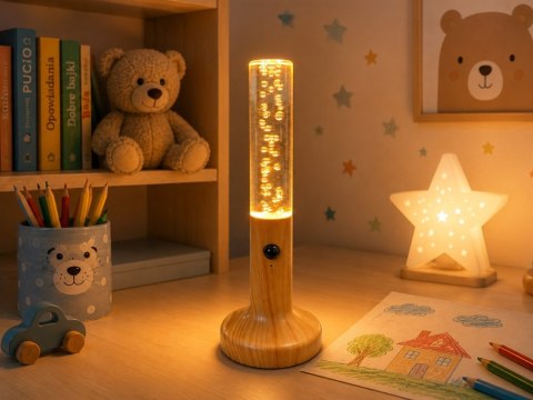 Nowoczesna lampka nocna LED z automatycznym czujnikiem ruchu i ciepłym światłem