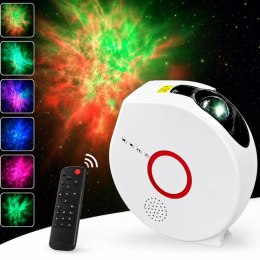 Nowoczesny projektor do wnętrz ze zdalnym sterowaniem i Bluetooth