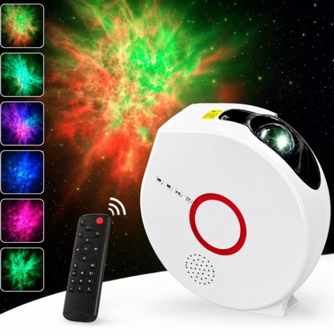 Nowoczesny projektor do wnętrz ze zdalnym sterowaniem i Bluetooth