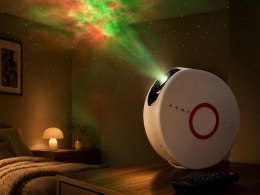 Nowoczesny projektor do wnętrz ze zdalnym sterowaniem i Bluetooth