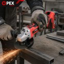 Szlifierka kątowa AKUmulatorowa bezszczotkowa diax kątówka 2 x AKU 3.0AH