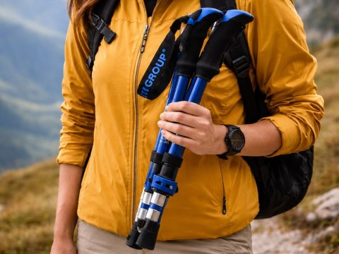 Nowoczesne kijki trekkingowe do wygodnych podróży w każdą trasę