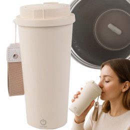 Kubek z wbudowanym mieszadłem 350ml - Stalowy termos z USB do napojów