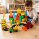 Kreatywne klocki 3D magnetyczne - 90 elementów dla dzieci i dorosłych!
