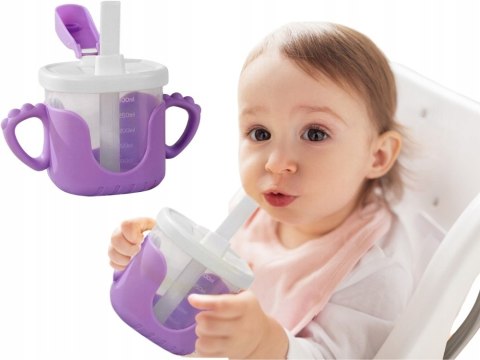 Kubek dla Małego Odkrywcy z Silikonowymi Uchwytem 300ml