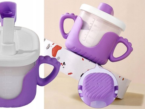 Kubek dla Małego Odkrywcy z Silikonowymi Uchwytem 300ml