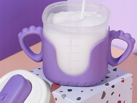Kubek dla Małego Odkrywcy z Silikonowymi Uchwytem 300ml