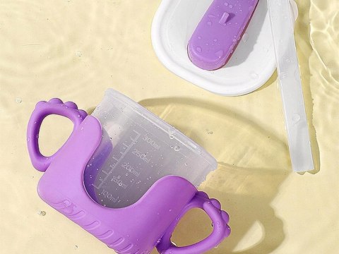 Kubek dla Małego Odkrywcy z Silikonowymi Uchwytem 300ml