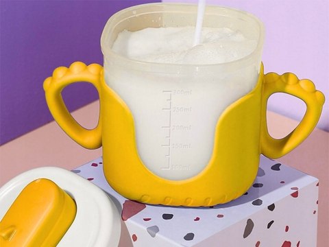 Kubek dla dzieci: Silikonowy niekapek o pojemności 300ml
