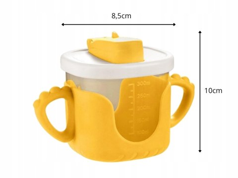 Kubek dla dzieci: Silikonowy niekapek o pojemności 300ml