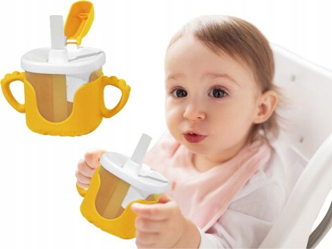 Kubek dla dzieci: Silikonowy niekapek o pojemności 300ml
