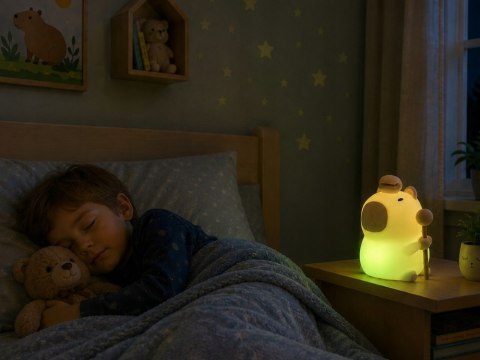 Lampa nocna w kształcie kapibary - idealne rozwiązanie dla dzieci!