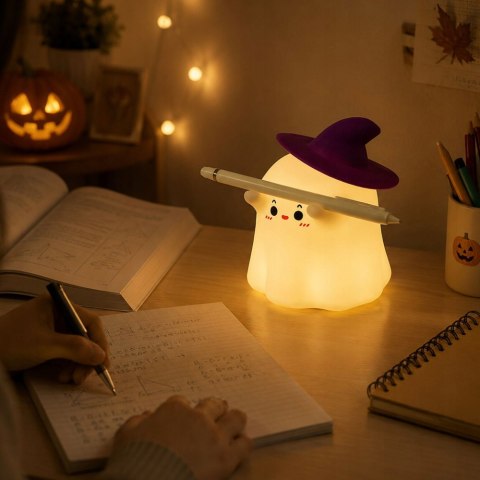 Lampa duszek LED - idealna dekoracja na Halloween