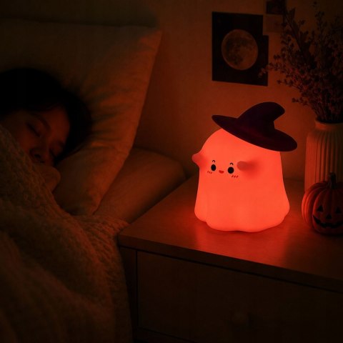 Lampa duszek LED - idealna dekoracja na Halloween