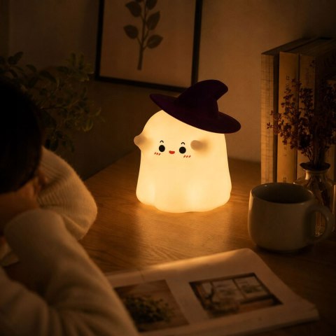 Lampa duszek LED - idealna dekoracja na Halloween