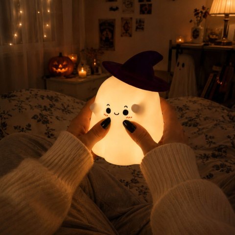 Lampa duszek LED - idealna dekoracja na Halloween