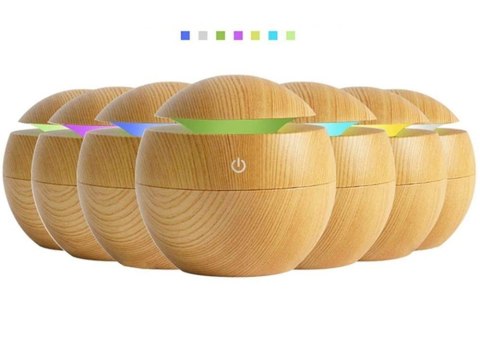 Nowoczesny nawilżacz powietrza LED RGB do aromaterapii
