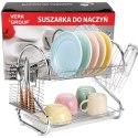 Nowoczesna i kompaktowa suszarka do naczyń dwupoziomowa, idealna do każdej kuchni