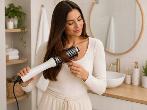 Szczotka Suszarka 3w1 - Suszenie, Modelowanie i Wygładzanie Włosów