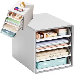Nowoczesny organizer dokumentów z 4 szufladami